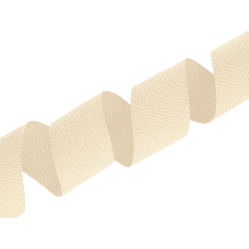 Herringbone twill tape 30 mm/0,8 mm light beige (122)