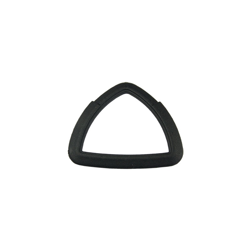 Plastový trojúhelník 40 mm černý 100 ks