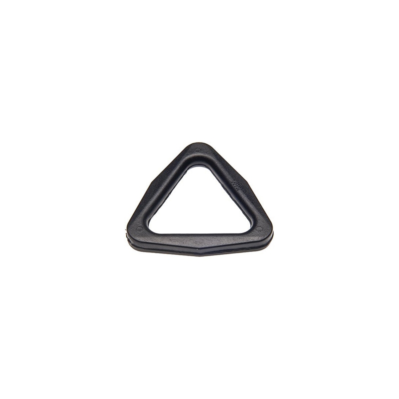 Plastic triangle 25 mm lucjan black  100 pcs