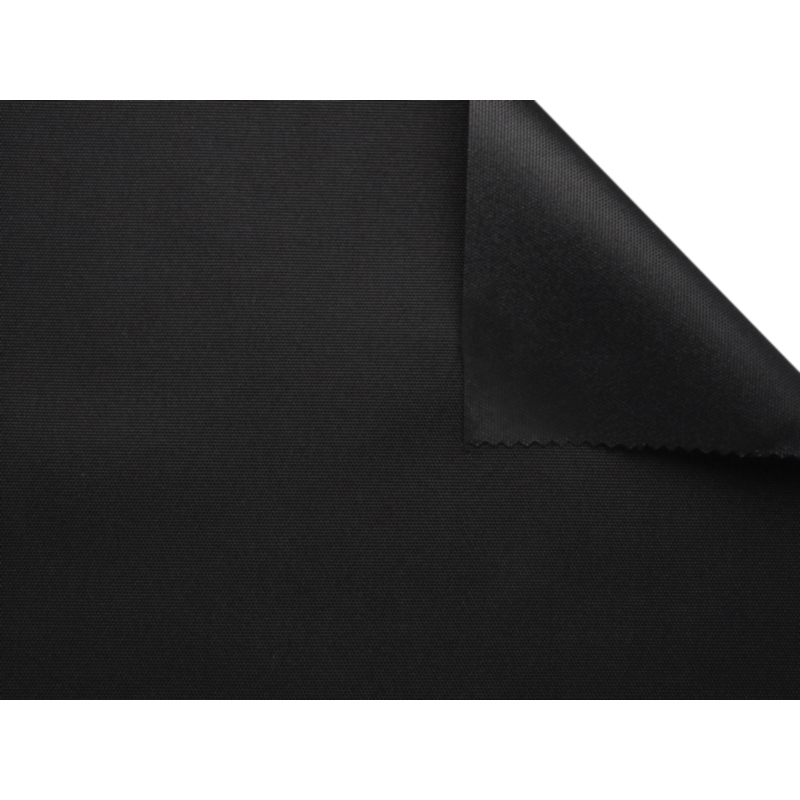 Polyester fabric Oxford 900d pu*3 waterproof (580) black 160 cm