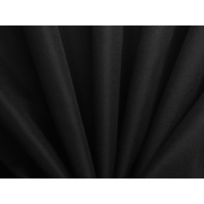 Polyester fabric Oxford 900d pu*3 waterproof (580) black 160 cm