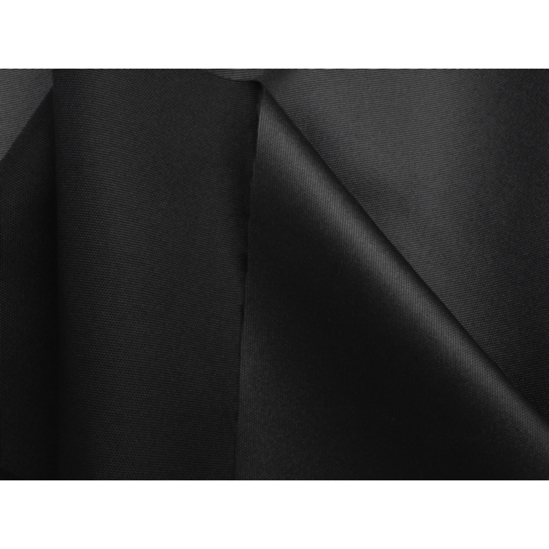 Polyester-stoff 900d pu*3 beschichtet schwarz 160 cm
