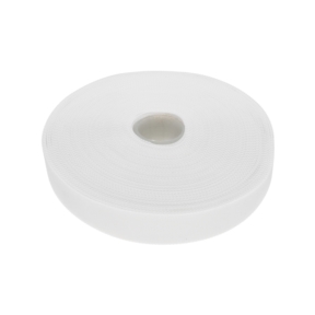Taśma rzep haczyk (501) biała nylon