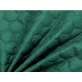 Tkanina Oxford pikowana wodoodporna plastry miodu (605) ciemnomorska 25 mb