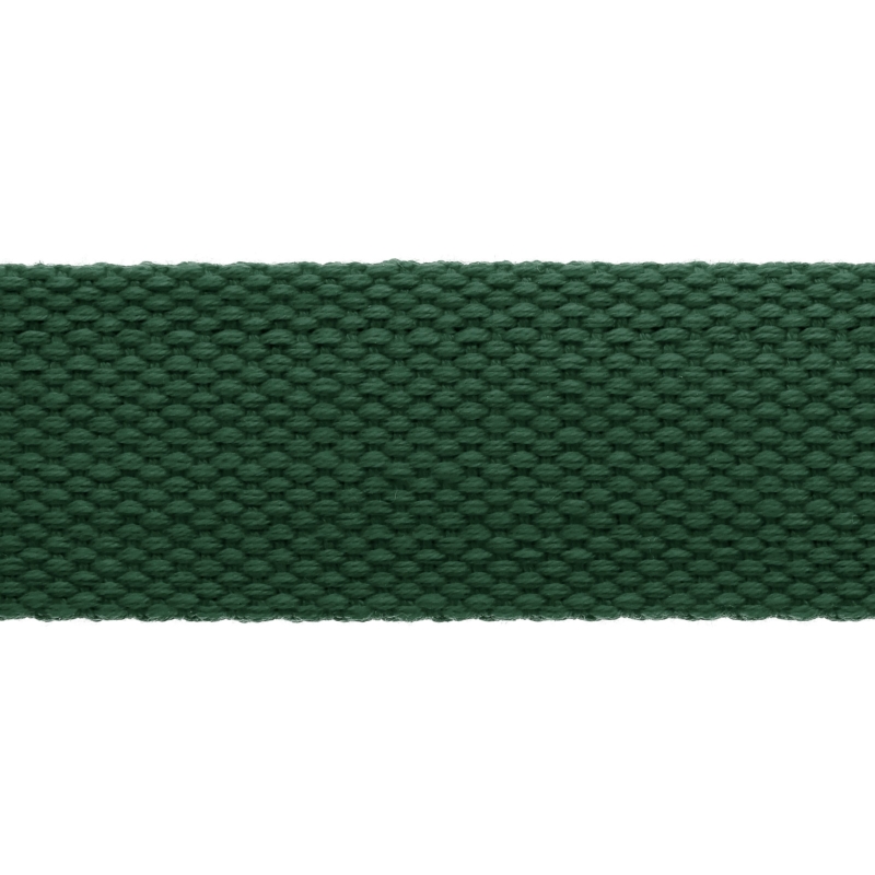 Polycotton popruh 32 mm/2 mm tmavě zelená 153 pp 50 yd