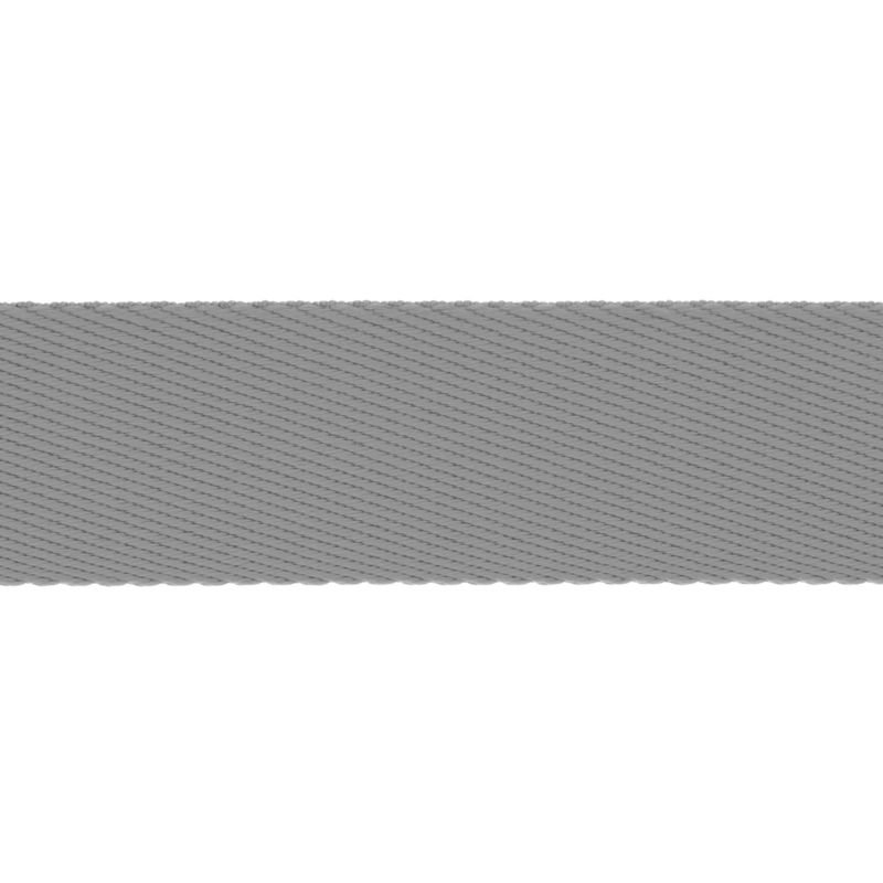 Polycotton popruh 50 mm/1,6 mm (+/-5%) C134 šedá 50 yd