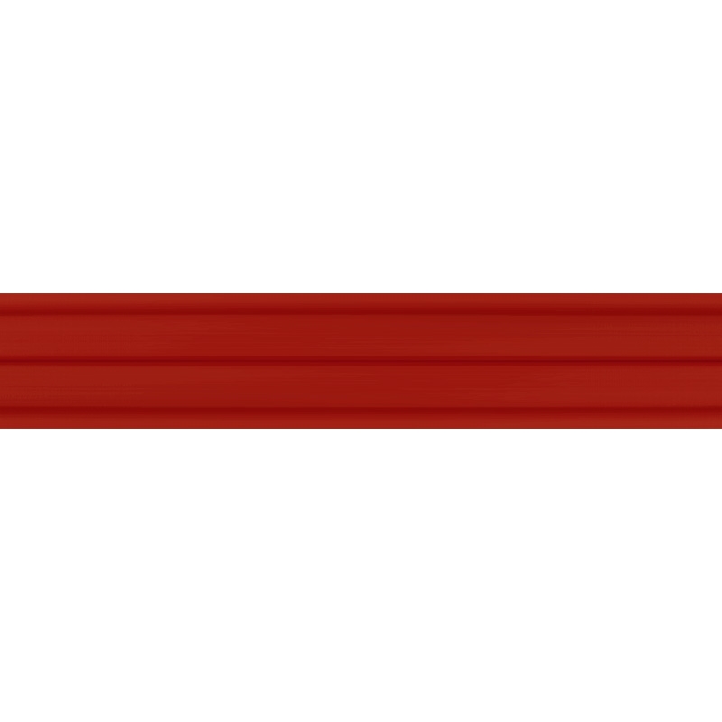 Páska profilovaná kedr 10 mm červená