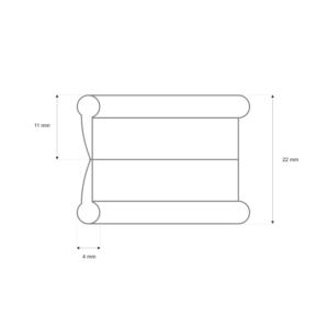 Biza – kedra kaletnicza 10 mm transparentna