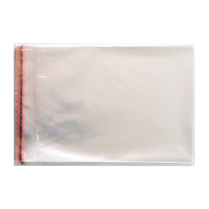 Torby foliowe z paskiem klejącym 35*50/55 cm