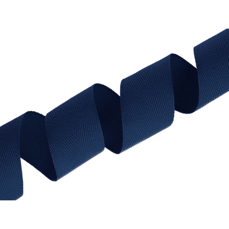 Herringbone twill tape 30 mm/0,8 mm navy blue (919)