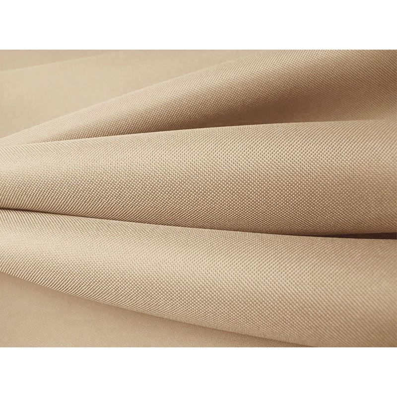 Polyester fabric premium 600d*300d waterproof pvc-d covered light beige 101 150 cm 50 mb