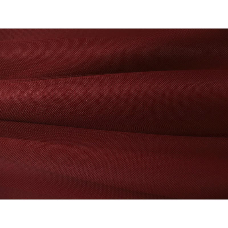 Polyester fabric 600d*300d waterproof pvc-d covered maroon 59 150 cm 50  mb