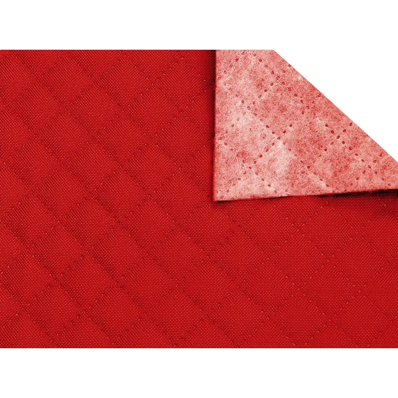 Prošívaná polyesterová tkanina 600d pu karo (820)&nbspvybledlá červená 160  cm 25 m