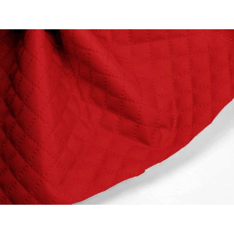 Quilted  polyester fabric Oxford 600d pu*2 waterproof karo (820) faded red 160 cm 25 mb