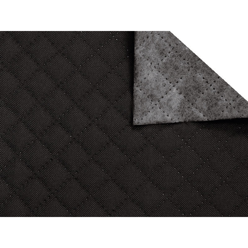 Quilted polyester fabric Oxford 600d pu*2 waterproof karo (306)&nbspdark grey 160 cm 25 mb