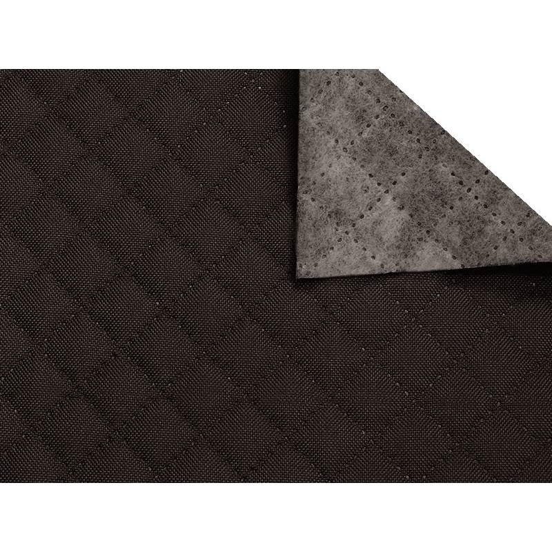 Prošívaná polyesterová tkanina 600d pu karo (306)&nbsptmavě šedá 160 cm 1 m