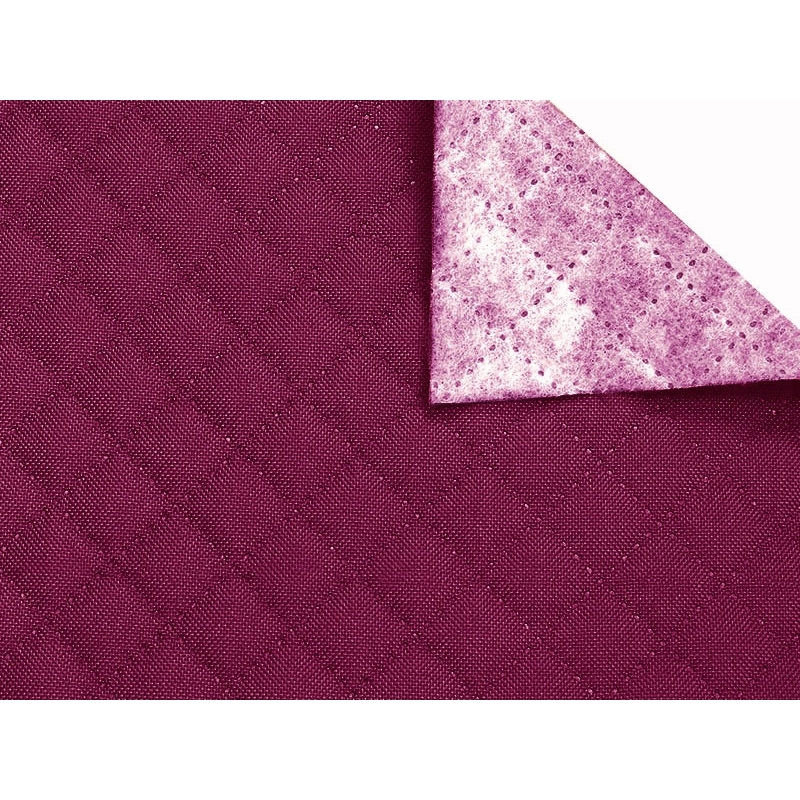 Quilted polyester fabric Oxford 600d pu*2 waterproof karo (299) amaranth 160 cm 25 mb