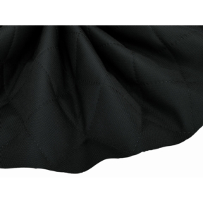 Tkanina Oxford pikowana wodoodporna karo (156) ciemnoszara 25 mb