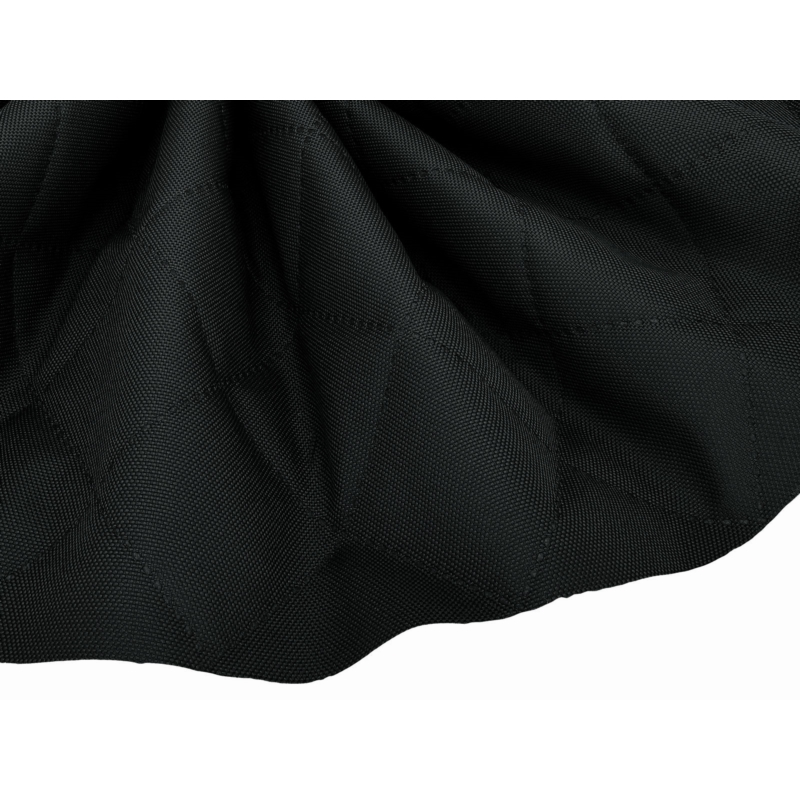 Tkanina Oxford pikowana wodoodporna karo (156) ciemnoszara 25 mb