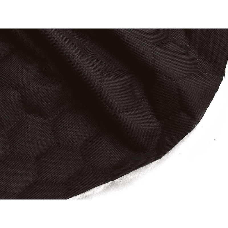 Polyester-steppstoff 600d pu-beschichtet bienenwabe dunkelgrau 160 cm 25 lm