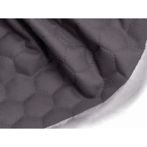 Tkanina Oxford pikowana wodoodporna plastry miodu (155) szara 25 mb