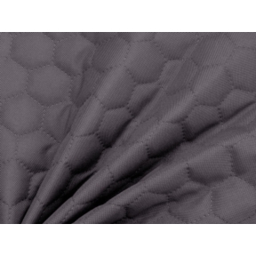 Tkanina Oxford pikowana wodoodporna plastry miodu (155) szara