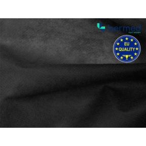 Włóknina techniczna polipropylenowa  30 g/m2 czarna jakość EU 500 mb