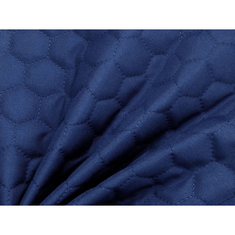 Quilted   polyester fabric Oxford 600d pu*2 waterproof honeycomb (115)&nbspcornflower  160  cm 1 mb