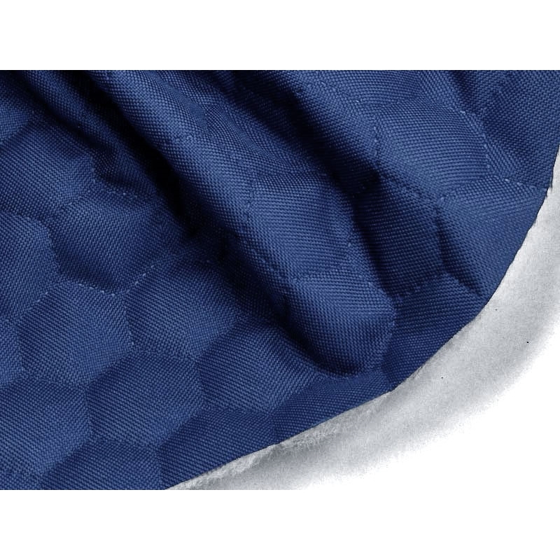 Quilted   polyester fabric Oxford 600d pu*2 waterproof honeycomb (115)&nbspcornflower  160  cm 1 mb