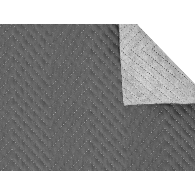 Prošívaná polyesterová tkanina 600d pu plástev (134) šedá 160 cm