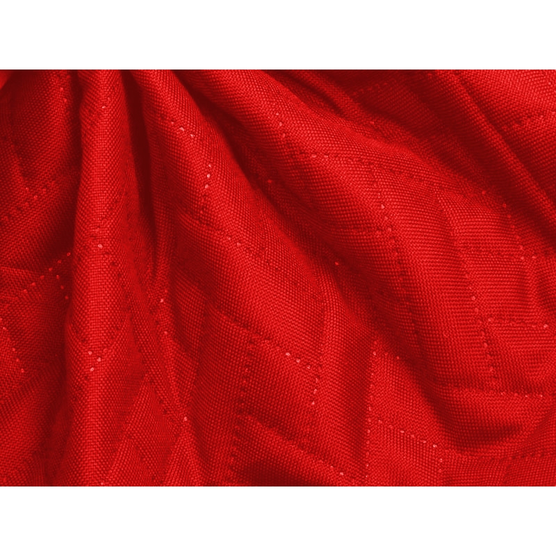 Tkanina Oxford pikowana wodoodporna plecionka (620) czerwona 25 mb