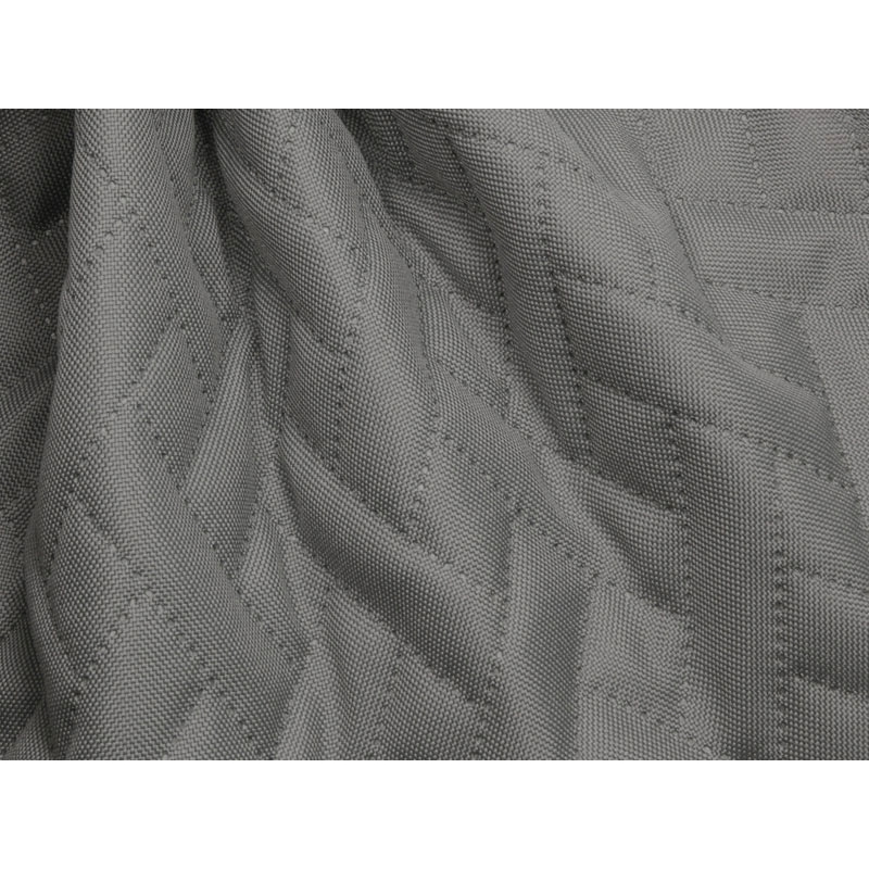 Prošívaná polyesterová tkanina 600d pu premium šedá 160 cm 25 m