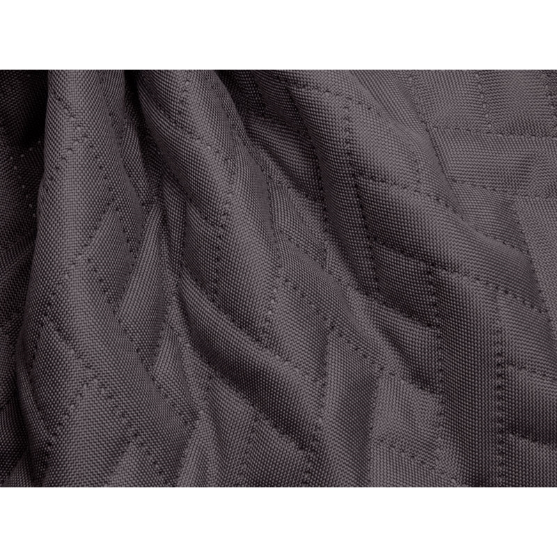 Quilted polyester fabric Oxford 600d pu*2 waterproof premium (155) grey 158 cm 25 mb