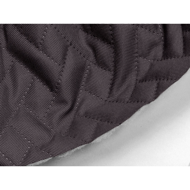 Quilted polyester fabric Oxford 600d pu*2 waterproof premium (155) grey 158 cm 25 mb