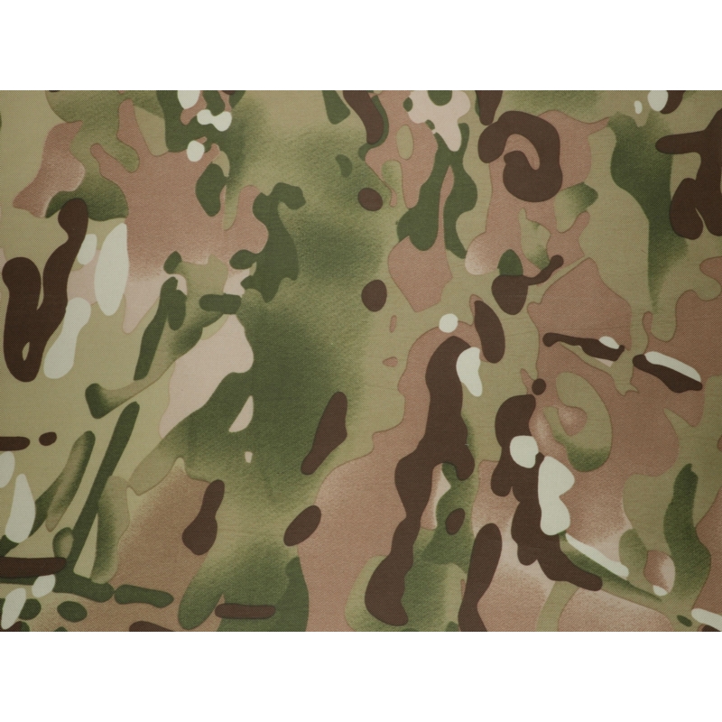 Polyester fabric oxford 210d pu waterproof  multicam 150 cm 100 mb