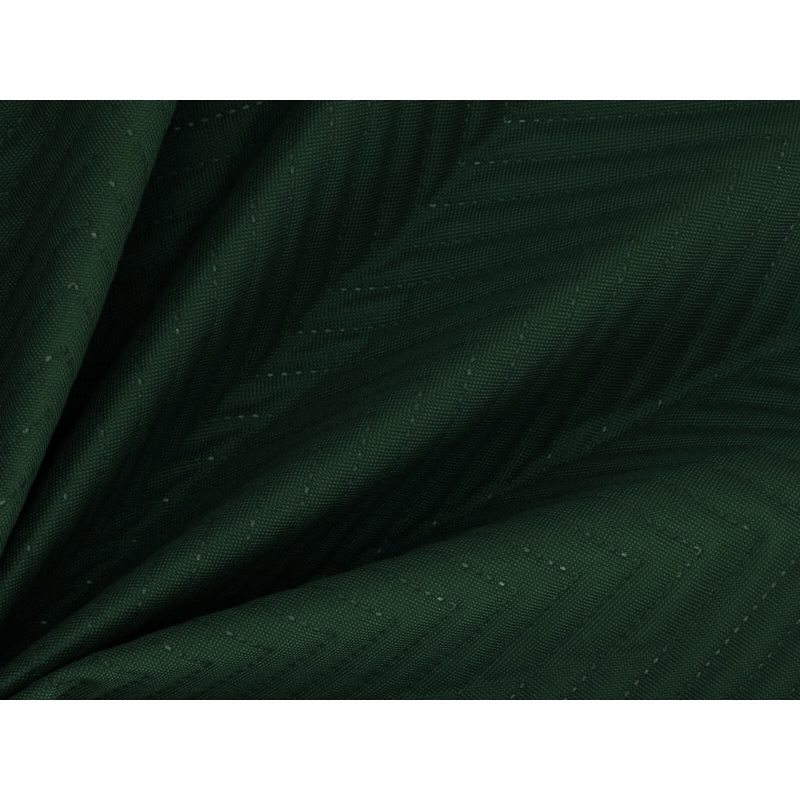 Prošívaná polyesterová tkanina 600d pu plástev (696)&nbsptmavě zelená 160  cm  25 m