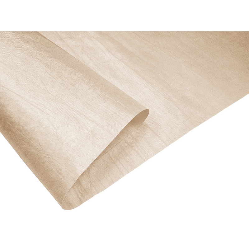 POLYESTER FABRIC  420D   STONE WASH PU   COVERED LIGHT BEIGE 150 CM