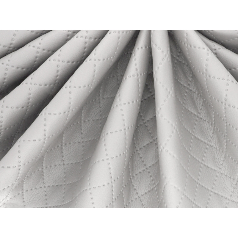 IMITATION QUILTED LEATHER STARS&nbspLIGHT GREY&nbsp140 CM 1 MB