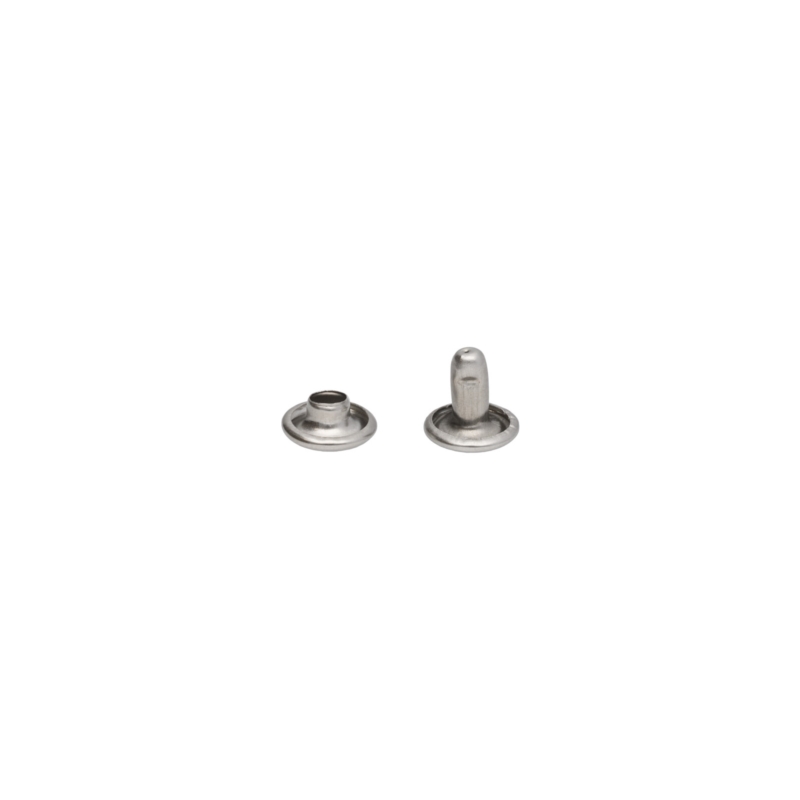METAL   STAINLESS STEEL RIVET TWO-SIDED LUX 8/3/9 MM NICKEL 500 PCS