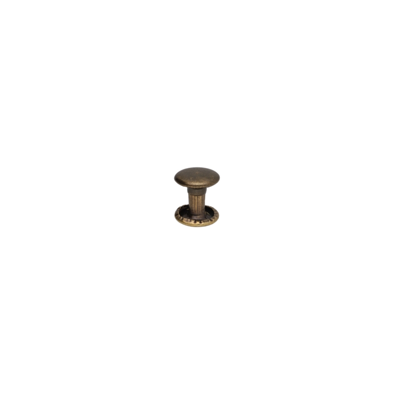 METAL  RIVET TWO-SIDED LUX 8/3/9 MM OLD GOLD