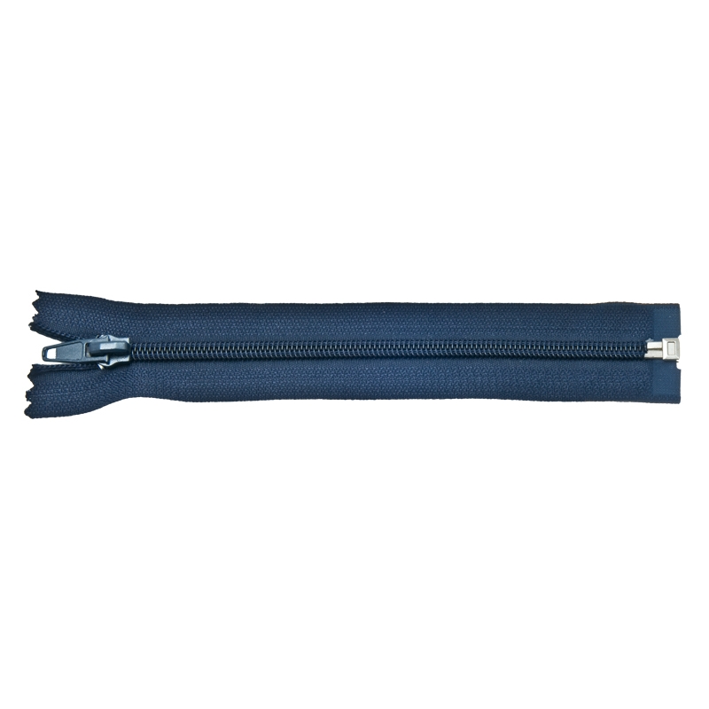 NYLON READY ZIPPER 5 AUTO LOCK OPEN END 40 CM (919) NAVY BLUE 50 PCS