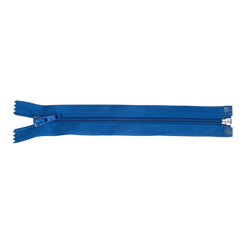 NYLON READY ZIPPER 5 AUTO LOCK OPEN END 25 CM (918) BLUE