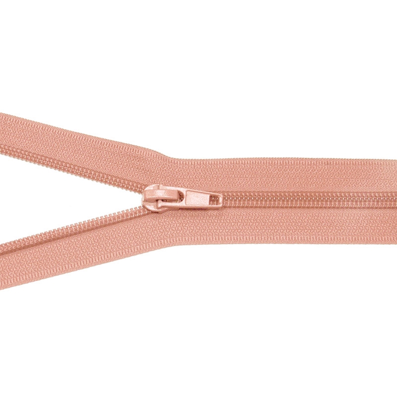 NYLON READY ZIPPER 5 AUTO LOCK CLOSE END 16 CM (274) PINK