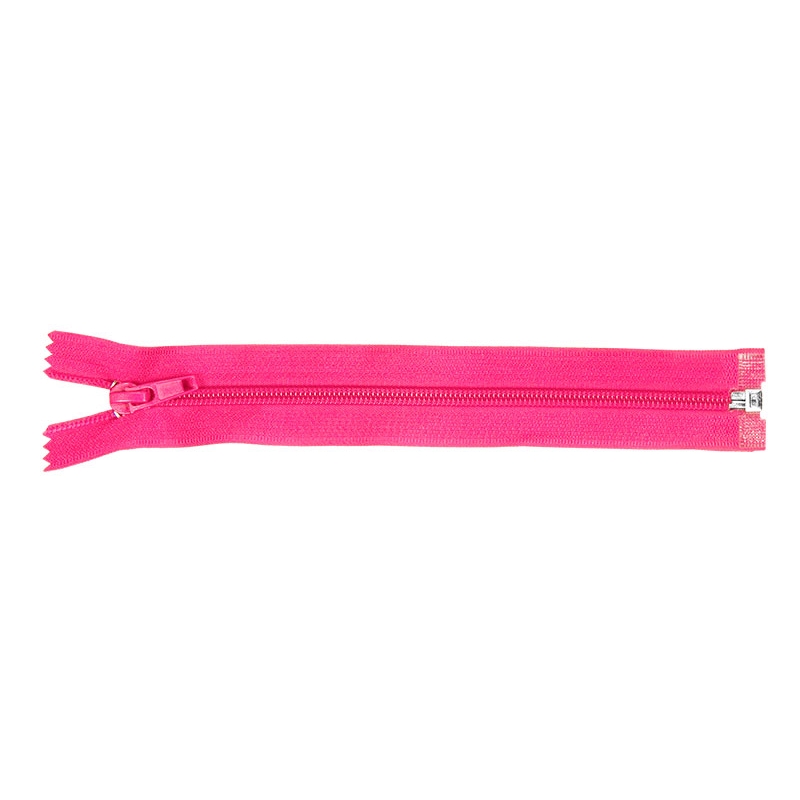 NYLON READY ZIPPER 5 AUTO LOCK OPEN END 75 CM (516) PINK