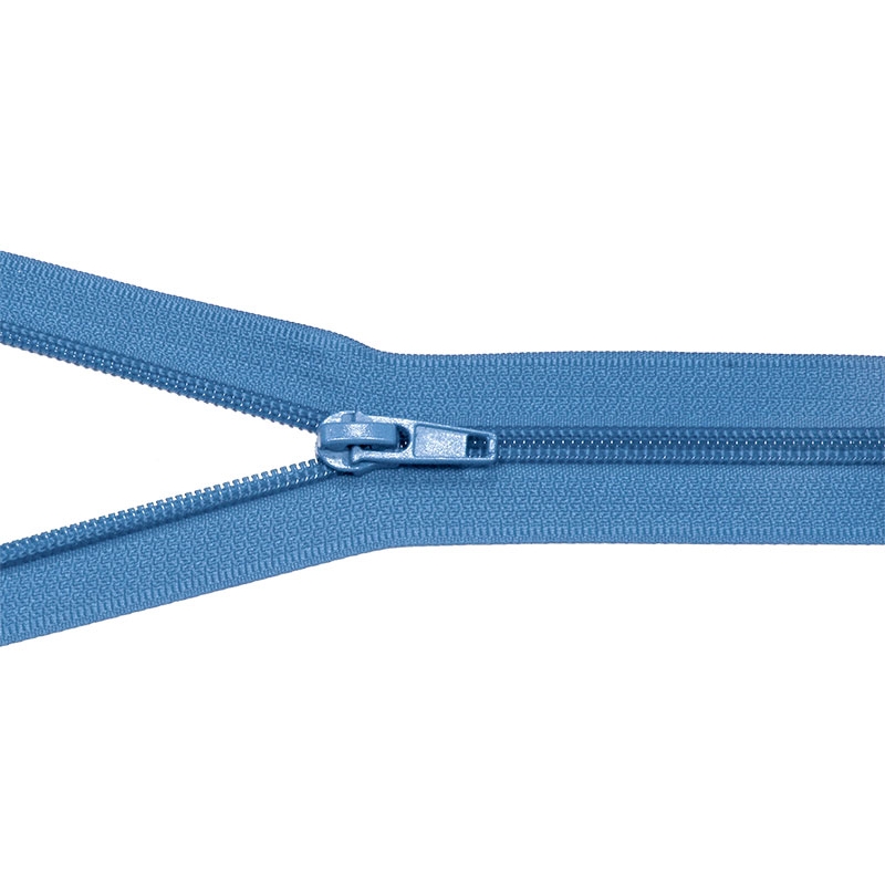 NYLON READY ZIPPER 5 AUTO LOCK OPEN END 30 CM (144) BLUE