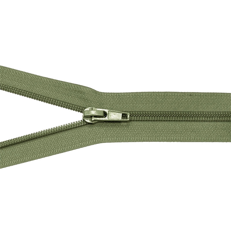 NYLON READY ZIPPER 5 AUTO LOCK OPEN END 75 CM (170) OLIVE