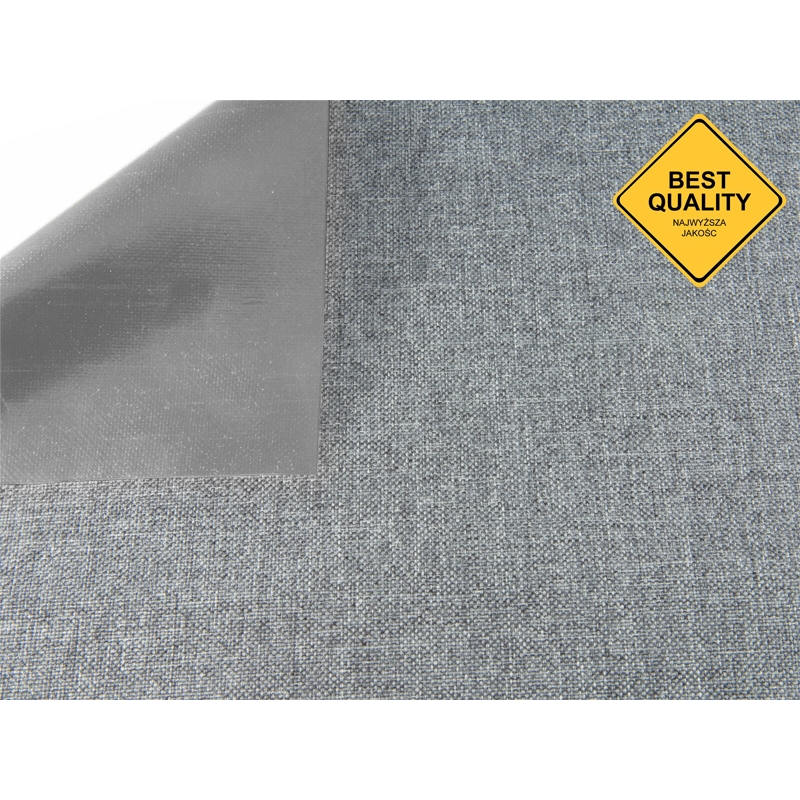 Extra strong polyester fabric 600d* 600d waterproof pvc-f covered grey -134 150 cm