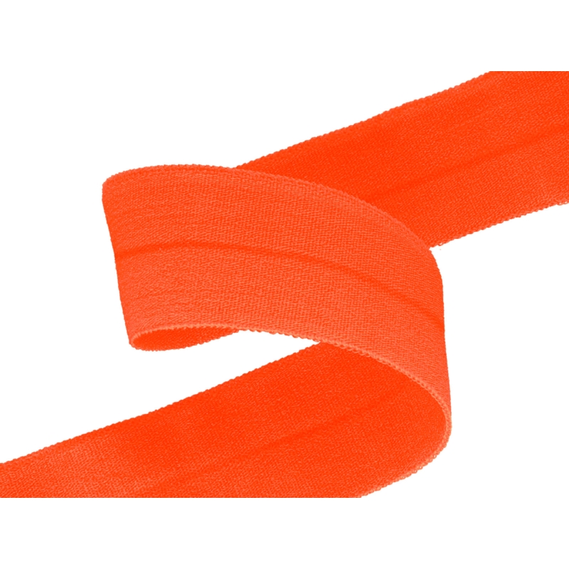 Folded binding tape 20 mm orange neon 2