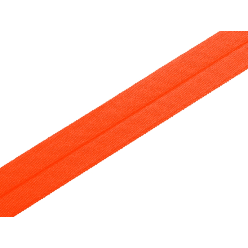 Folded binding tape 20 mm orange neon 2