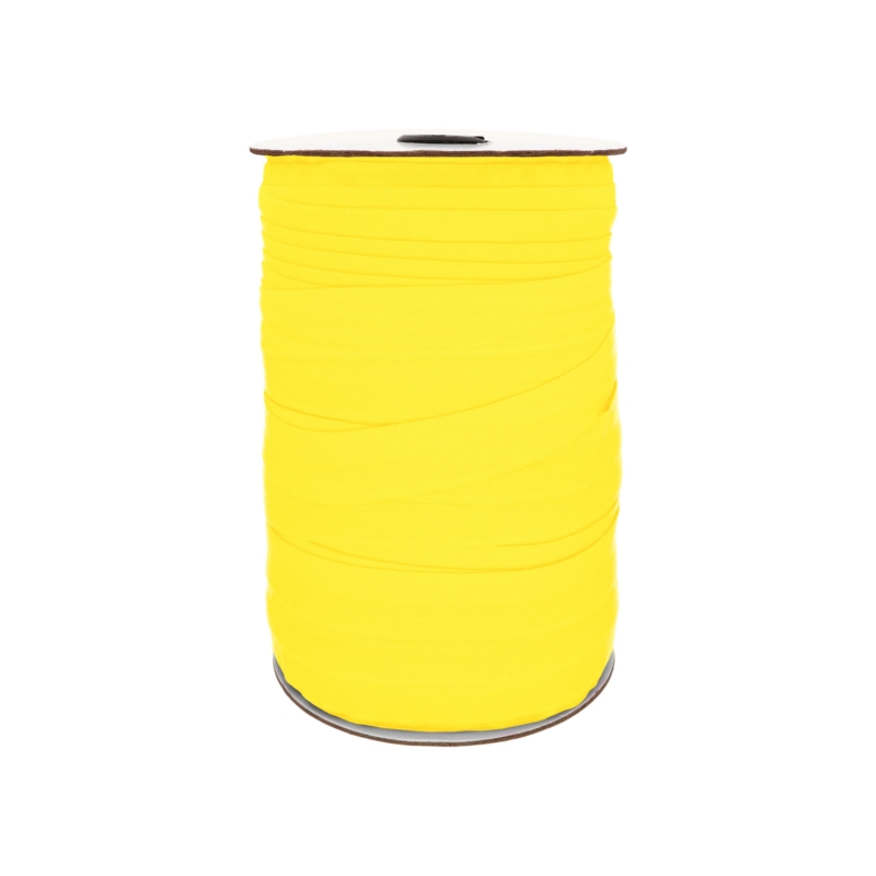 Fold-over elastic 20 mm /0,65 mm lemon yellow (030)
